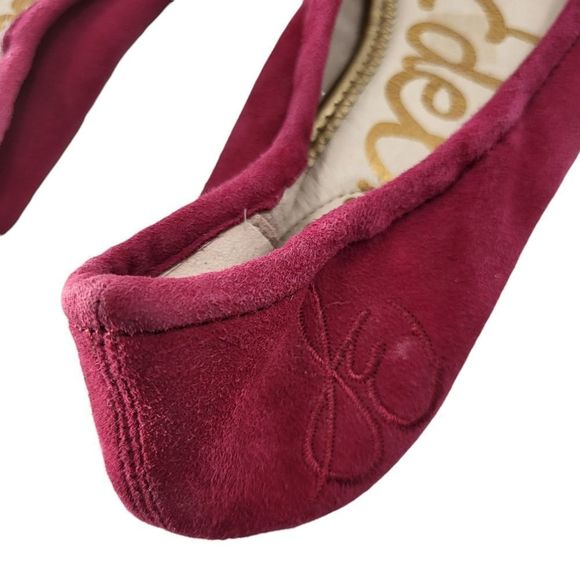 Sam Edelman Felicia Flat in Pink Suede Sz 6M. - Picture 10 of 13